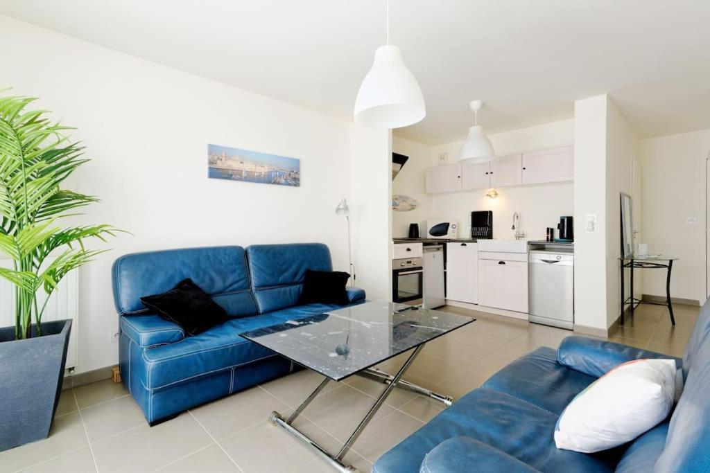 Super T2 Climatise Avec Balcon A Pied Plage Catalan Marseille Ngoại thất bức ảnh