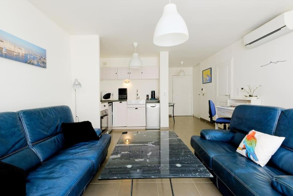 Super T2 Climatise Avec Balcon A Pied Plage Catalan Marseille Ngoại thất bức ảnh